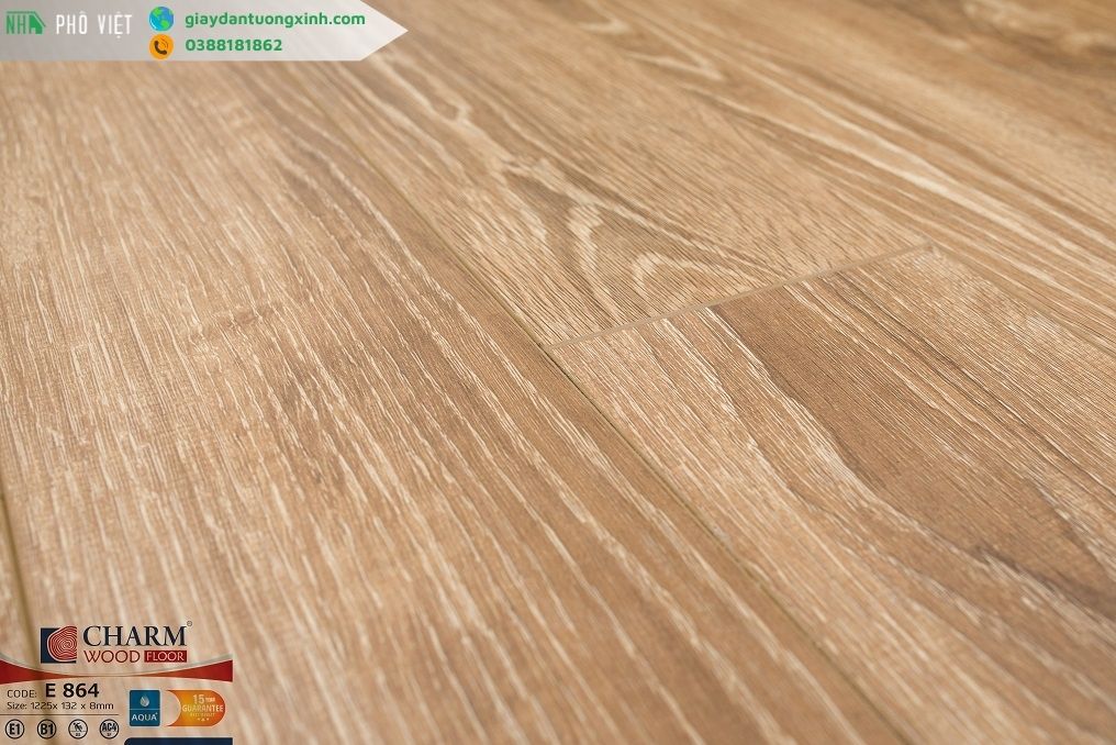 Sàn Gỗ Charmwood cốt xanh 8mm- E864